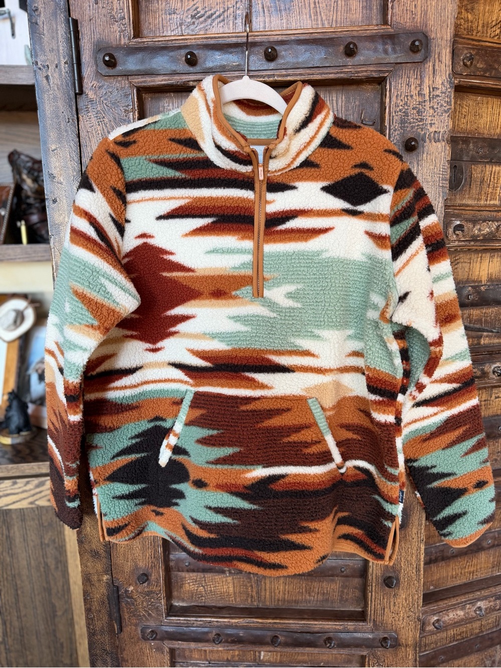 Wrangler Women’s Half-Zip Sherpa